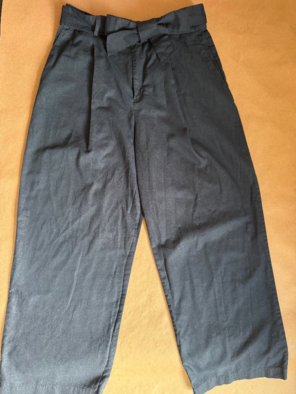 ✨ Uniqlo High-Waisted Belted Linen Wide-Leg Pants ✨